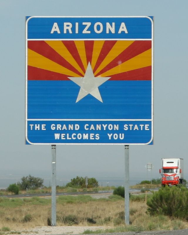 Next we crossed Arizona