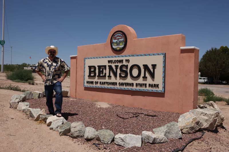 Fuzzy visits Benson, Arizona