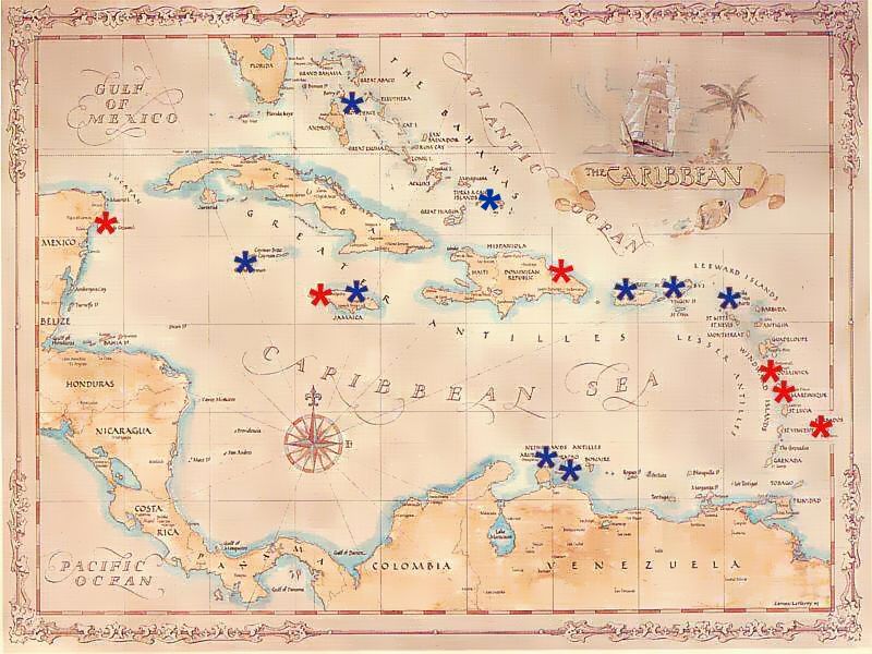 Loading Caribbean Map...