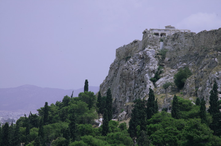 The Acropolis seen from the southwest