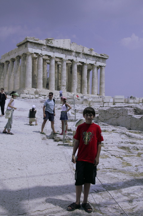 Dan at the Parthenon