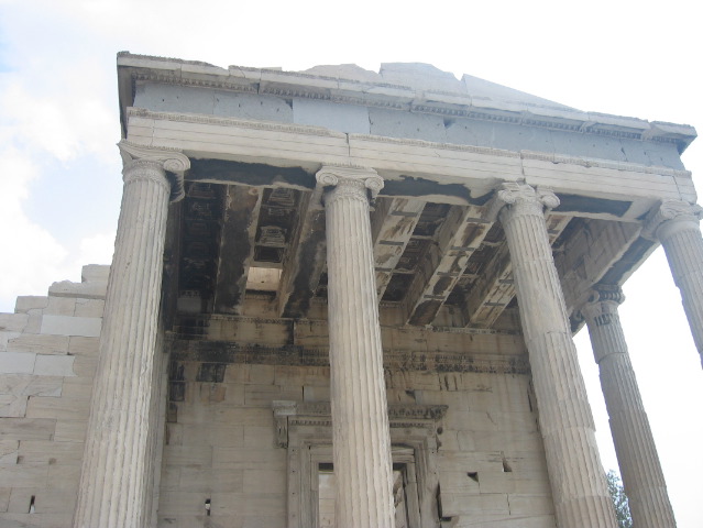 The entrance to the Erechtheion (by Dan)