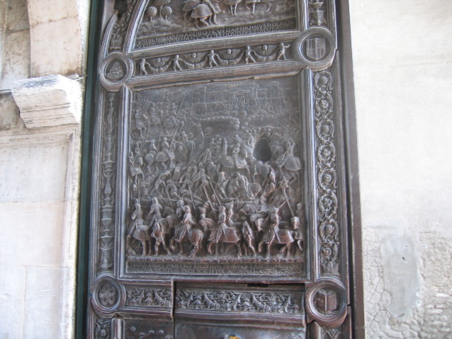 Relief from the bronze doors