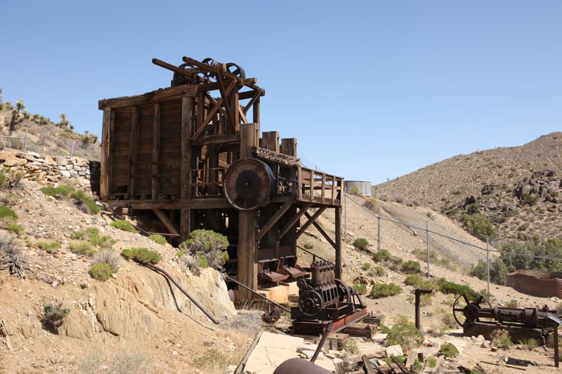 This mine produced gold and silver between 1896 and 1931.