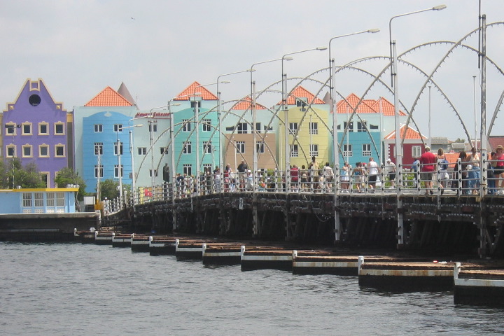 Floating bridge in Curacao