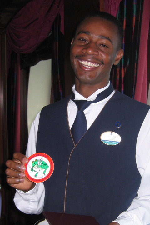 Waiter and Toad Sticker