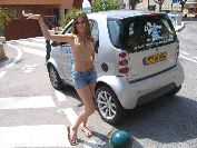 Kelsey and her "Fortwo"