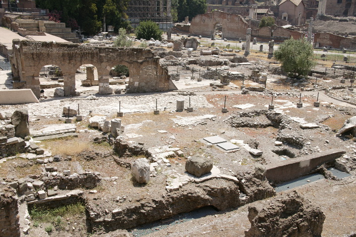 The ancient Roman Forum