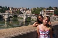 Kelsey, Jacey and the Tiber (by Debbie)